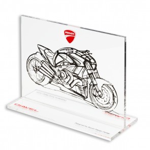 Ducati Diavel Memorabilia Plexiglass