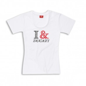 Ducati I & D Graphic Art Womens T-Shirt
