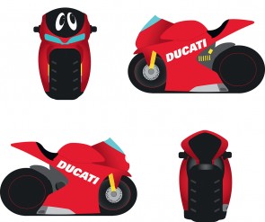 Ducati Cartoon Moneybox
